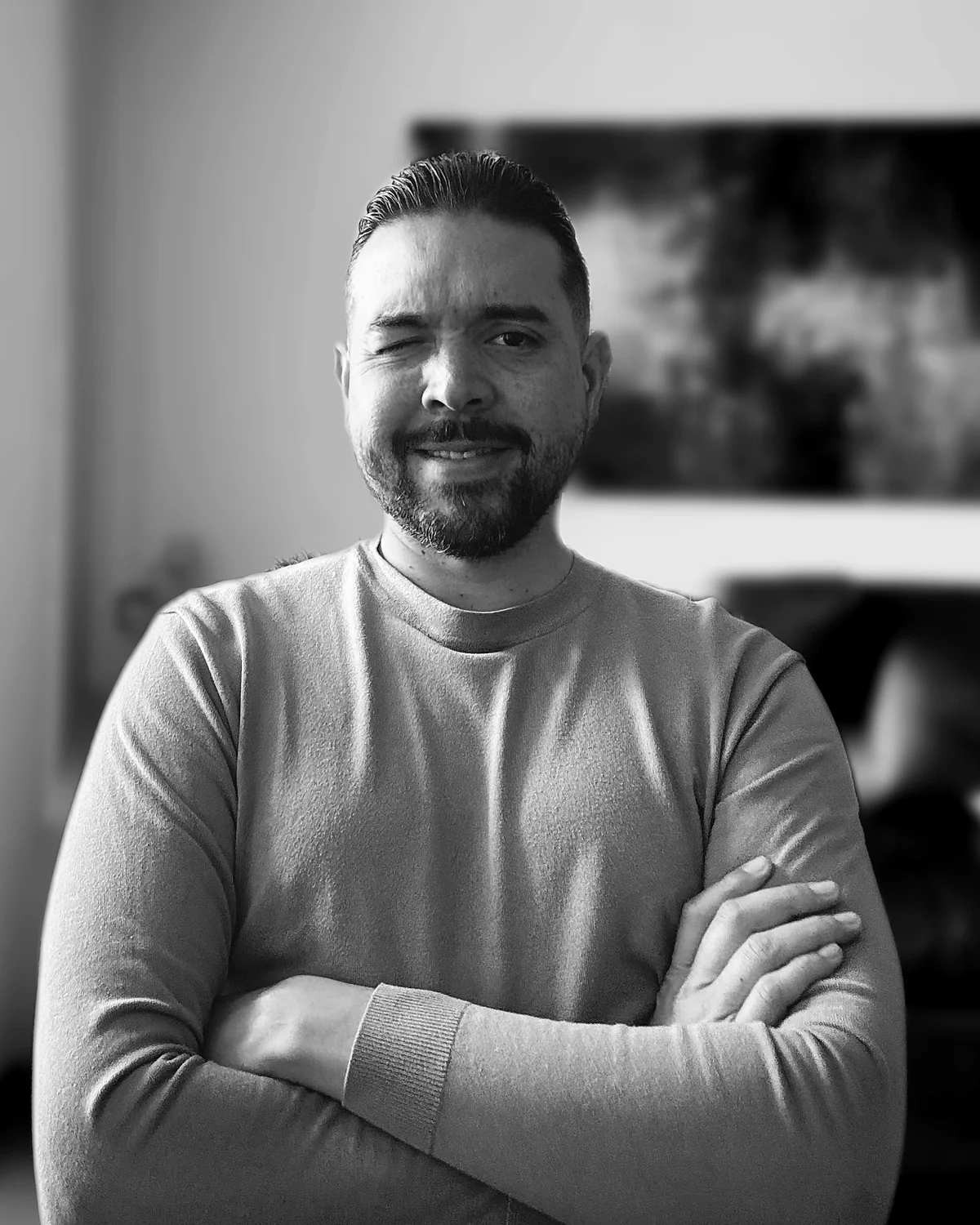 Andrés Pacheco, fundador de RADART, estudio de renders 3D, diseño web y diseño gráfico en Bogotá